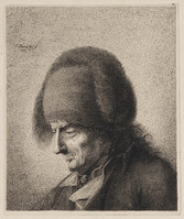 KG 07938
<br/>
Man met bontmuts, en profil naar links
<br/>
<em>Bemme Adriaanszoon, Joannes (1775 - 1841)</em>